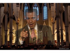 Obama at Holy Cross Cathedral